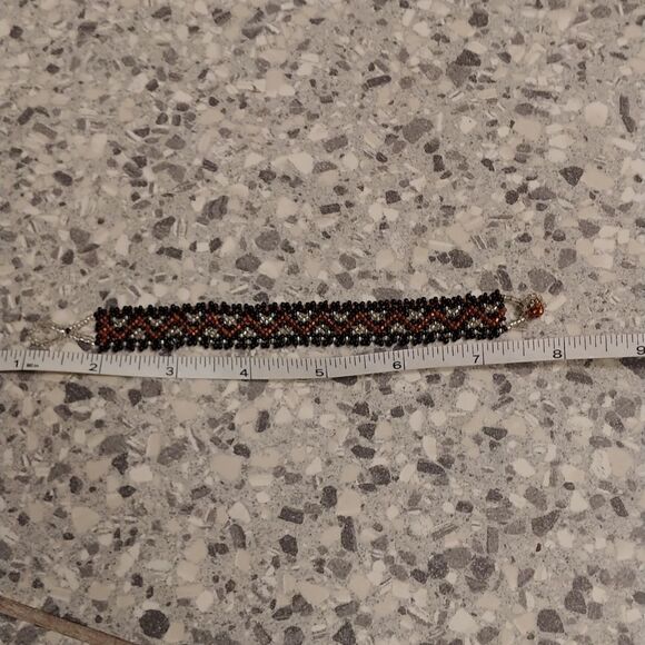 2/$20 Chevron Pattern Beaded Friendship Bracelet - Picture 6 of 6